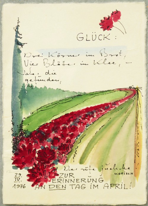 Glück: Drei Körner im Brot, vier Blätter im Klee…