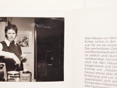 1977.  In der Werkstatt der Atelierwohnung in Aach, Hölderlinstr. 15.