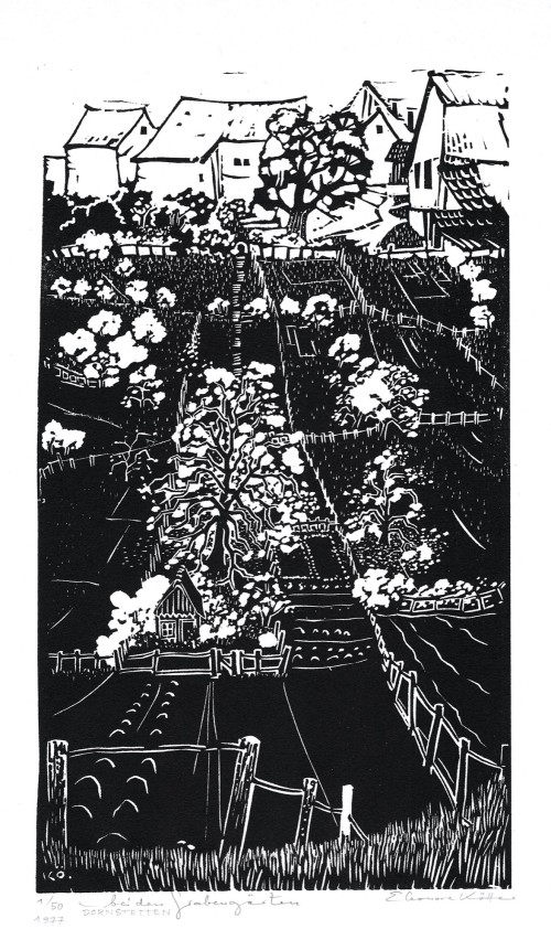 Dornstetten, bei den Grabengärten im Frühling