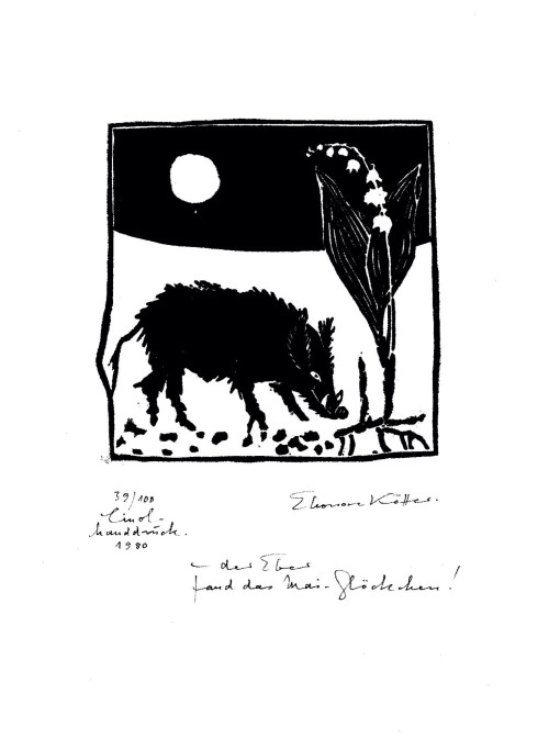 Der Eber fand das Maiglöckchen!