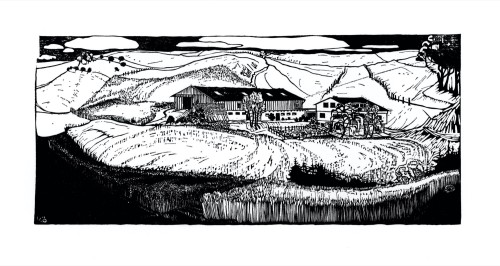 Aach, Wege über den Hohwiel. Aussiedlerhof Nottental